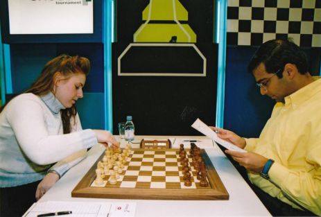 Judit Polgár at an International Chess Competition in New York